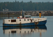 Commercial Fishing Boat in Harbor