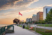 Street view of Windsor, Ontario.